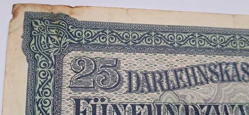 Germania, 25 Rubel 1916, Ocuparea Lituaniei