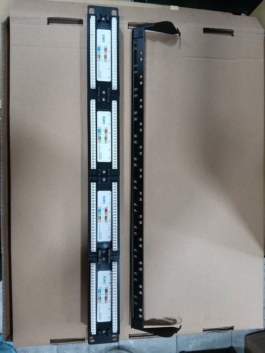 Patch Panel 19″ cat6 UTP 24 Port Gigabit