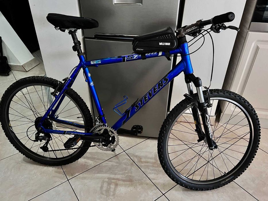 Bicicleta MTB Stevens S7 Pro, Cadru 21", roti 26", viteze 3x9, custom.