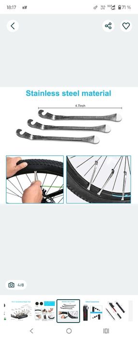 Kit de reparare a bicicletelor CHUMXINY, instrument de reparare a bici