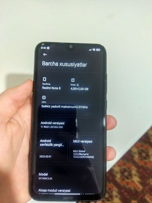 Redmi note 8 ideal