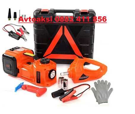 3 в 1 Електрически хидравличен крик/компресор/електрически гайковерт