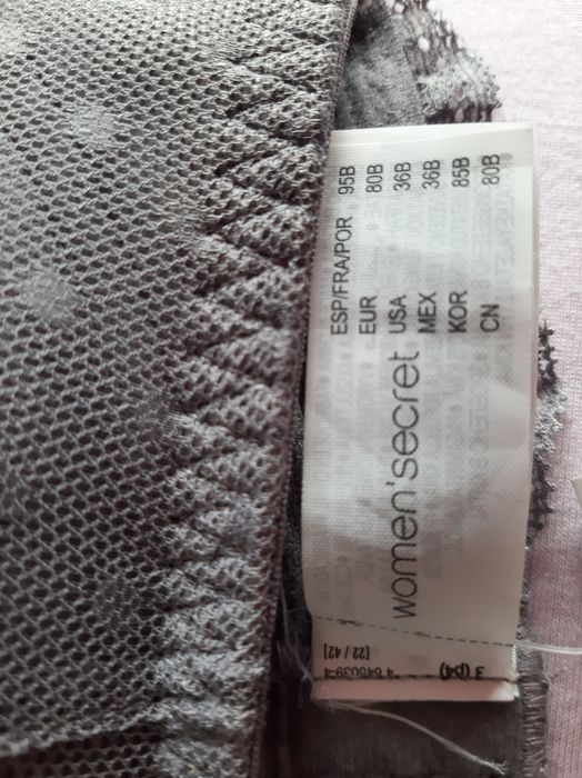 Vand sutien Women Secret, nou, marimea 80B.