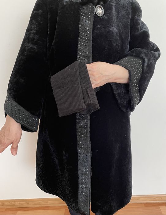 Шуба мутоновая 48 размер