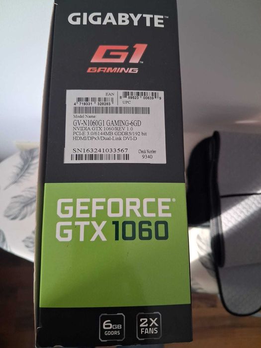 Gigabyte Gtx1060 6gb