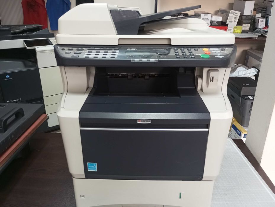 Отличен!!! Лазерен принтер, скенер и копир Kyocera FS 3140 MFP с дуплекс,  ADF и мрежа