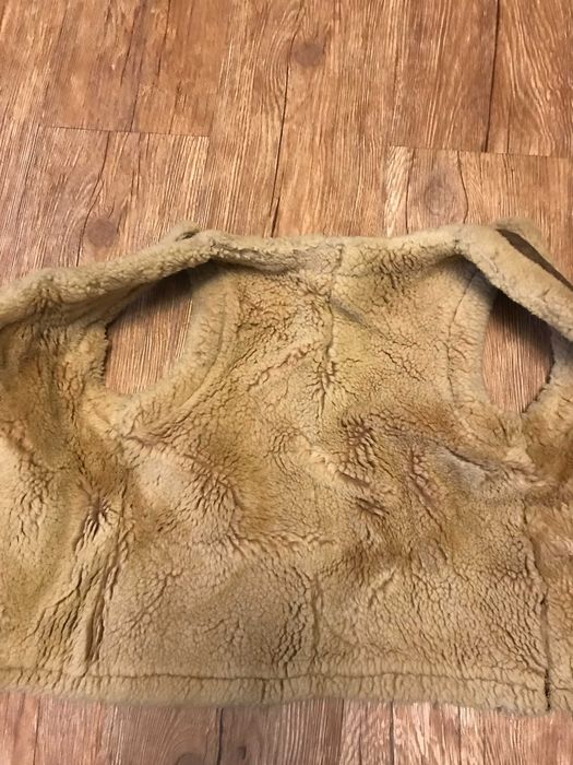 Жилетка из овчины, детская.