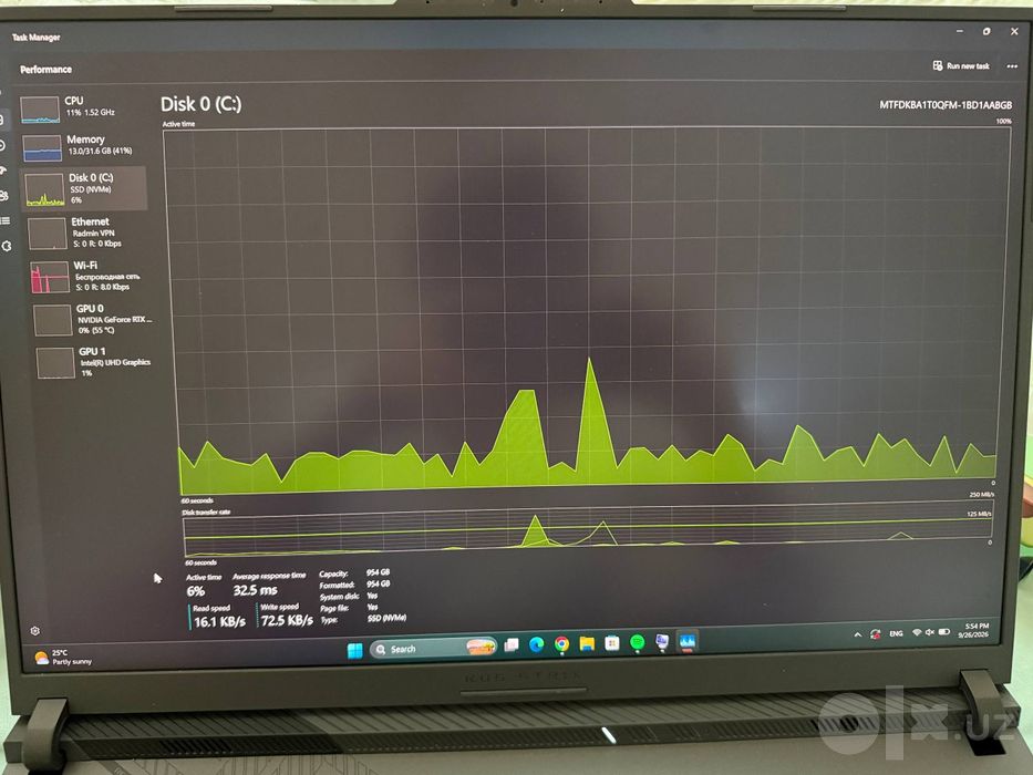 Игровой ноутбук Asus ROG Strix 18" RTX 4060 I9