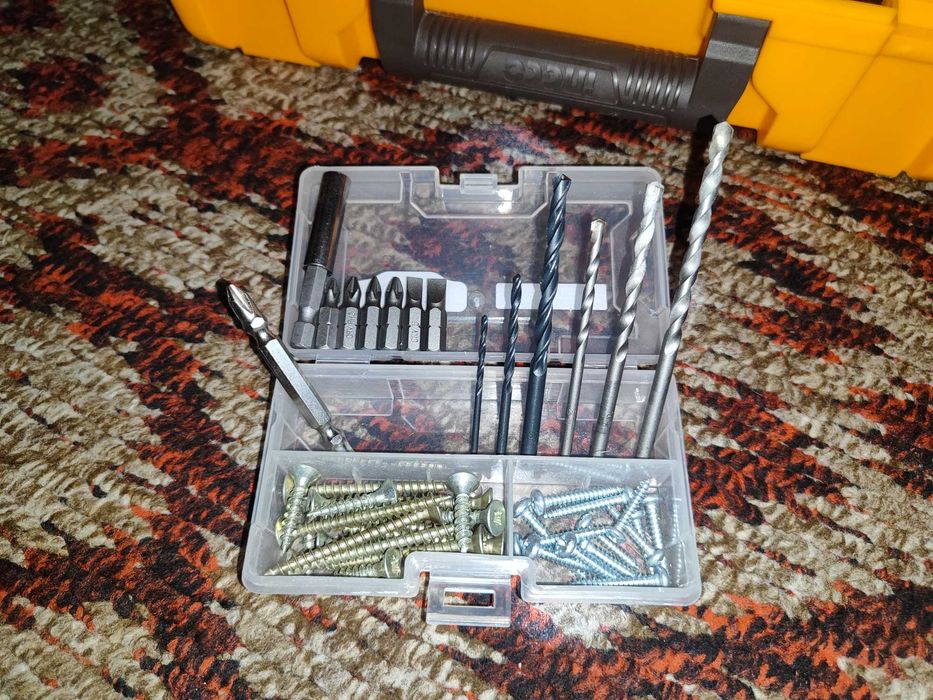 Ingco ударная дрель-шуруповерт 66Н*м и болгарка (УШМ) 1000W