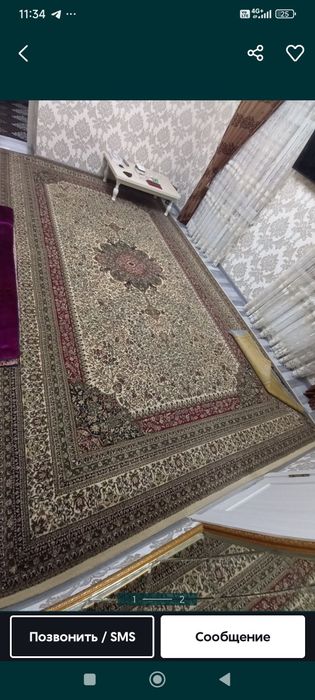 Продам ковёр в хорошом состоянии производства туркия