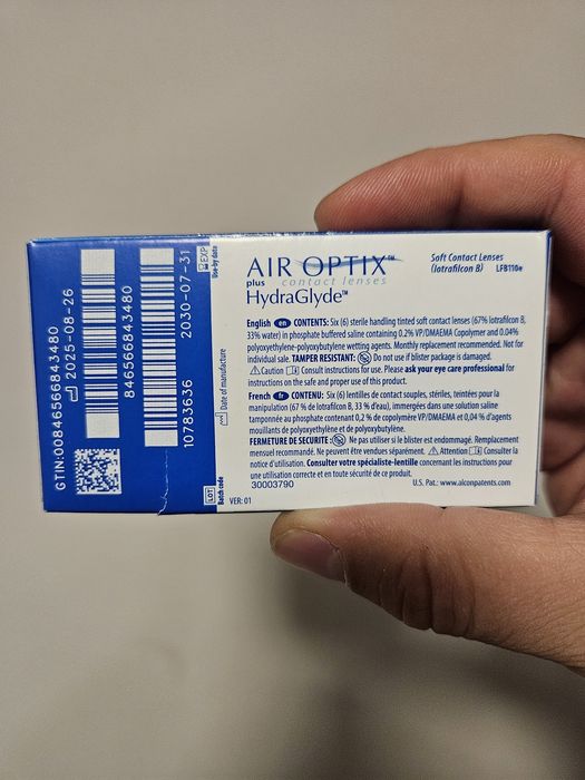 Контакти лещи Air Optix