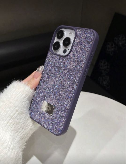 Луксозен Swarovski кейс за iPhone 14 Pro