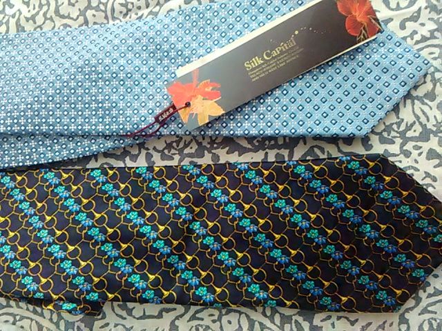 3бр.Нови 100% коприна / Silk/ вратовръзки и папионка