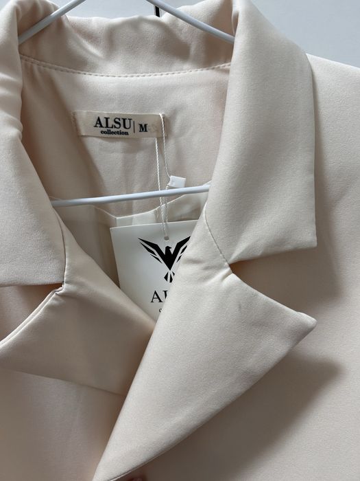 Пиджак притвленный с завязками