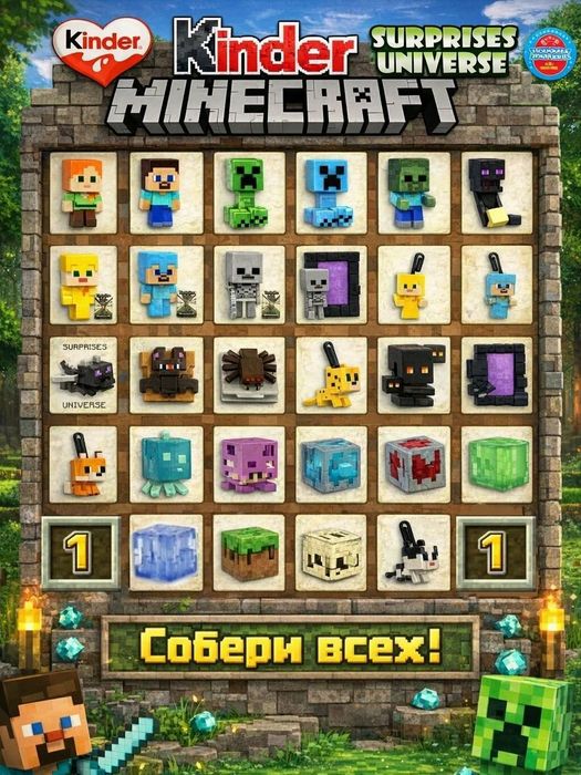 Kinder joy minecraft