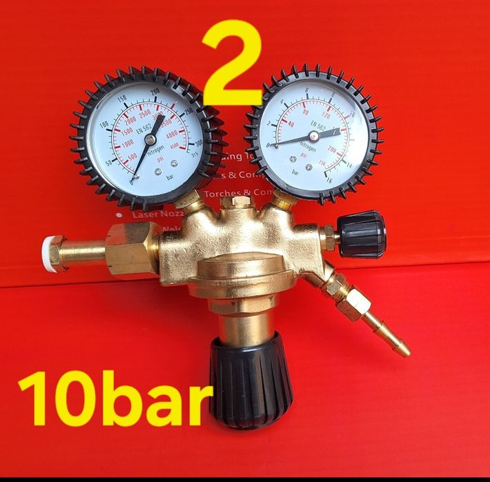 Азот регулатори 10÷100bar,редуцир,бутилки 1÷10л,преход климатик