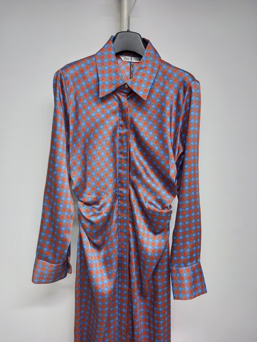 Rochie zara lunga satin s