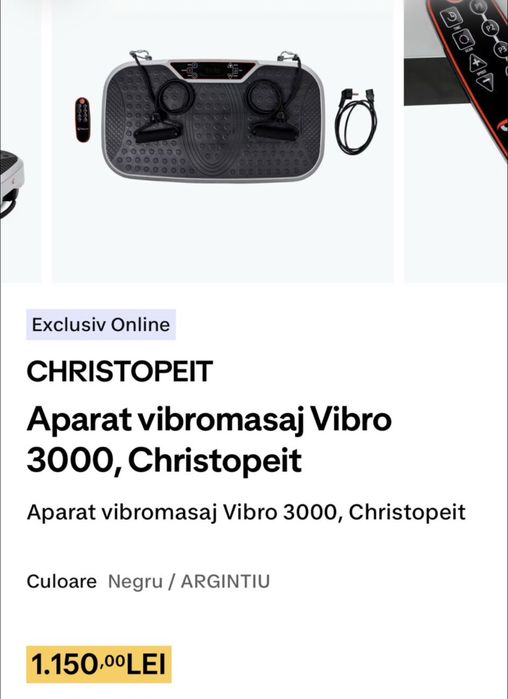 Platforma vibratoare Christopeit Sport Vibro 3000