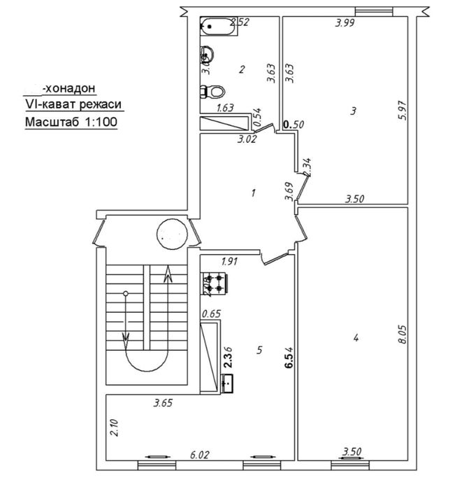 Продается 2/6/6 (мансарда), 95 кв.м., Юнусабад-17, Замок Счастья
