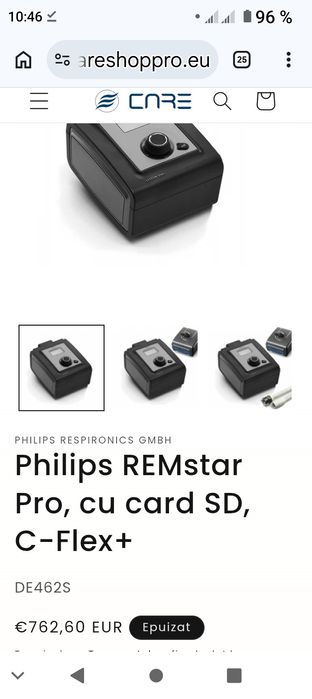 Vând resmed s9 auto set,aparat apneea, Philips