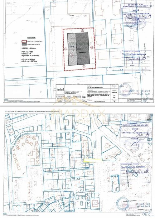 Teren Intravilan *2394 mp*  2S+P+11E //  Nordului