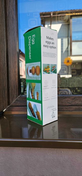 Suport Oua Automat - Dispenser Accesoriu Frigider - 12/14 ouă M/L