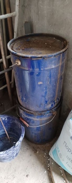 Каболка в ведрах