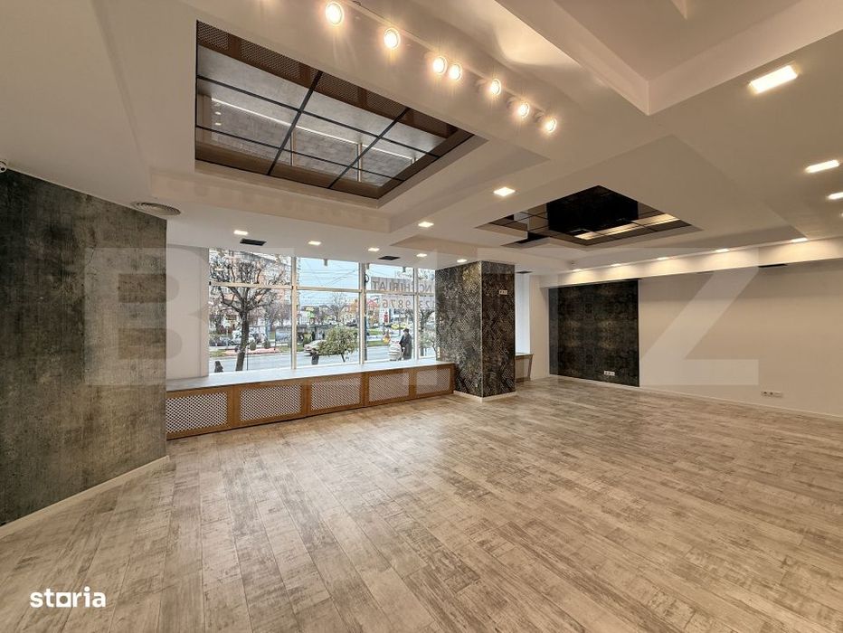 Spatiu comercial 145 mp, vitrina, vad excelent, Calea Bucuresti