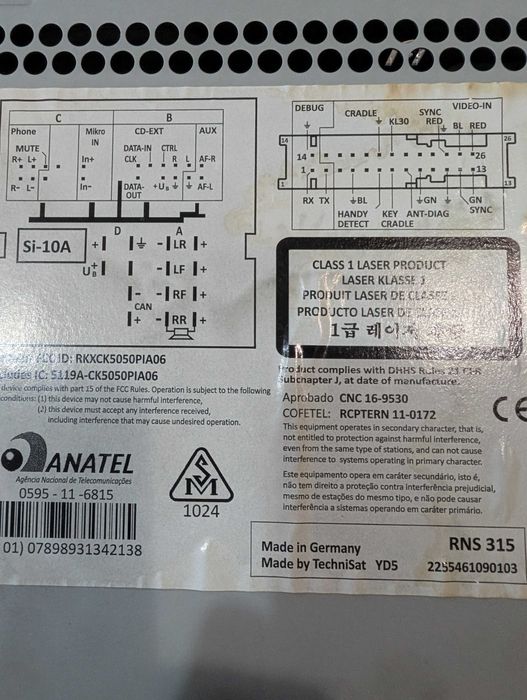Navigatie Passat B7, originala RNS 315