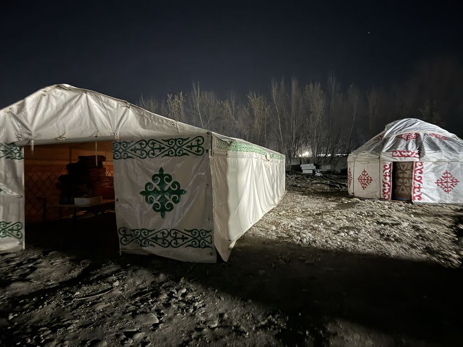 Аренда палатка юурта  стол пасуда