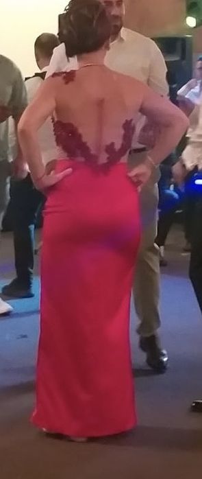 Rochie de seara visinie