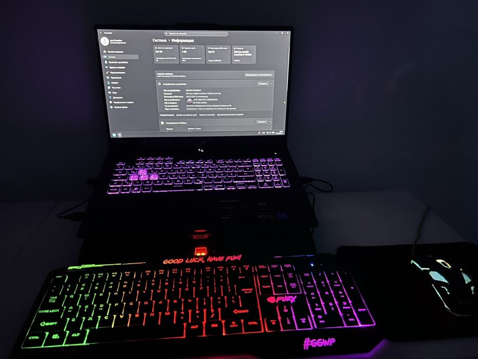 Лаптоп Asus TUF F17