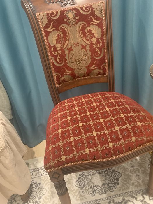 Стол раскладной, стулья 3 шт