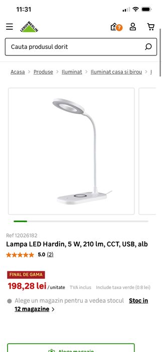Lampa Led pentru birou