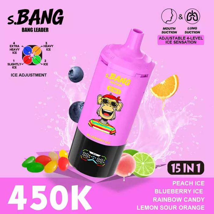 Bang 450k reincarcabil 15 in 1 multe arome!
