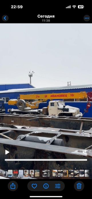 Продам Урал кран 16т