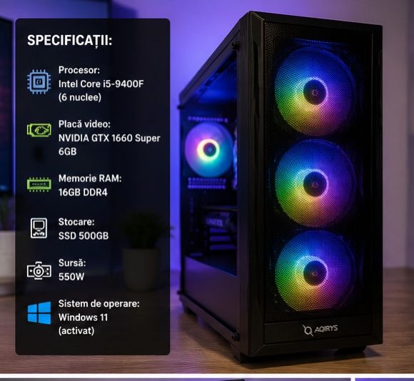PC Gaming Full HD | GTX 1660 Super 6GB | 16GB RAM