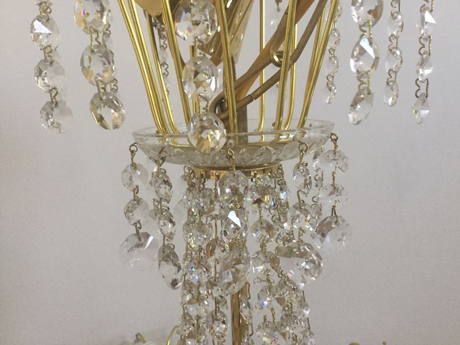 Candelabru / lustra cristal Bohemia, Cehia