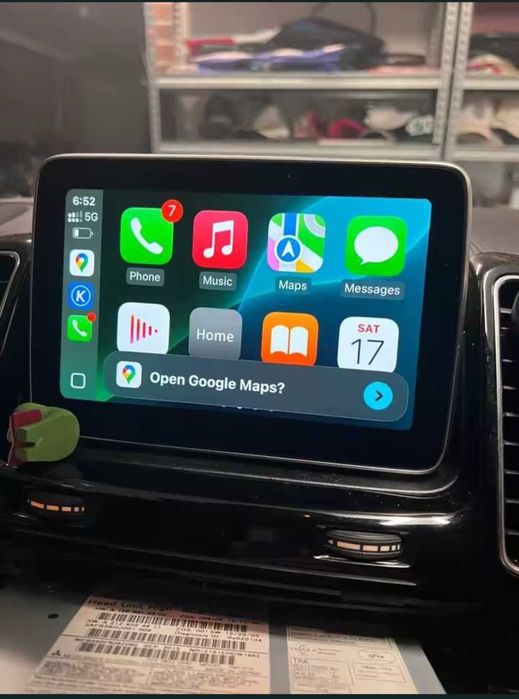 Продавам чисто нов, неотварян CarPlay и Android Auto модул за Mercedes-Benz с NTG 5.0 система.