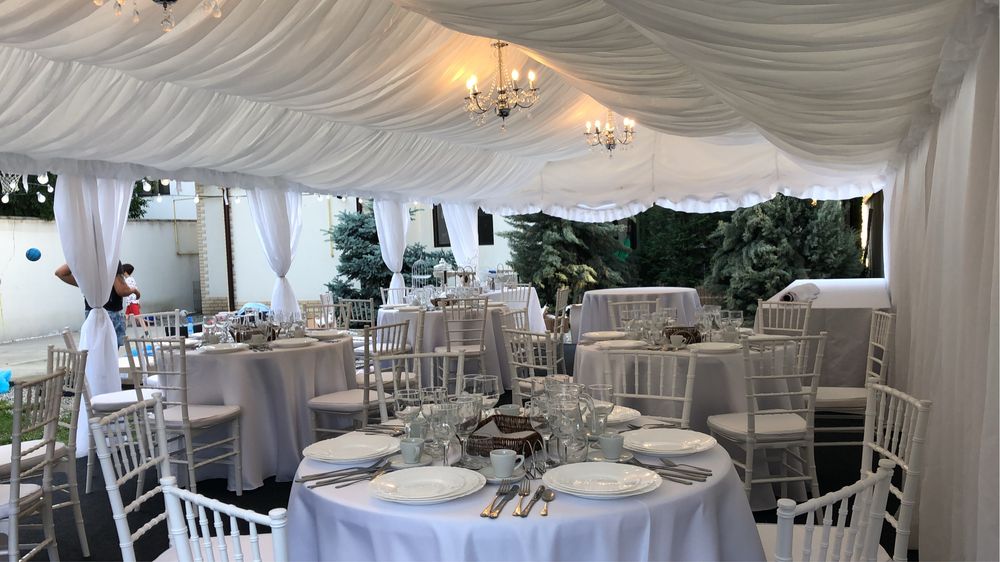 Vand corturi evenimente SH complet utilate si echipate