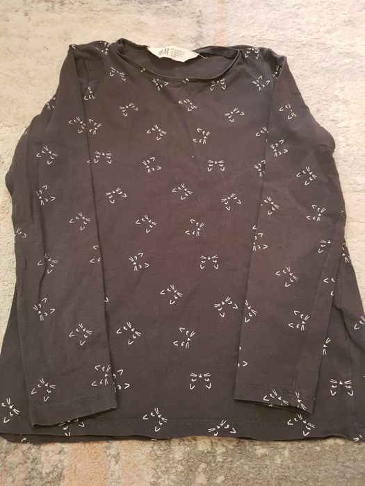 Блуза от трико с принт H&M 122/128 размер