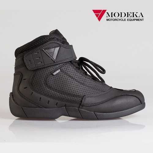 Ghete moto de vara Modeka Black Rider - ghete moto cu protectii