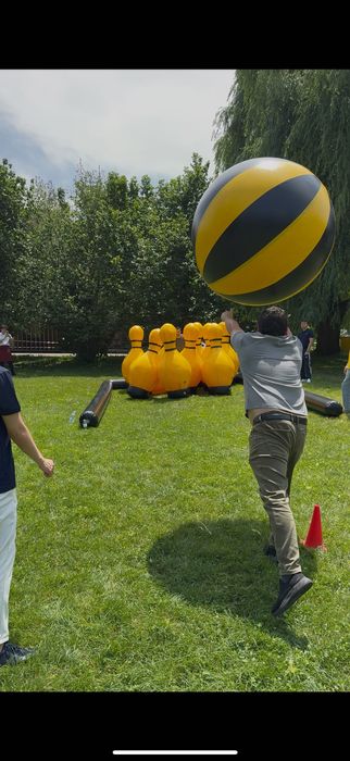 Организация тимбилдингов, Командные игры, Надувные батуты