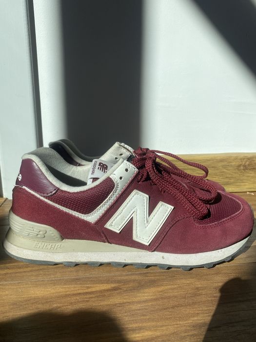New balance 574 бордо