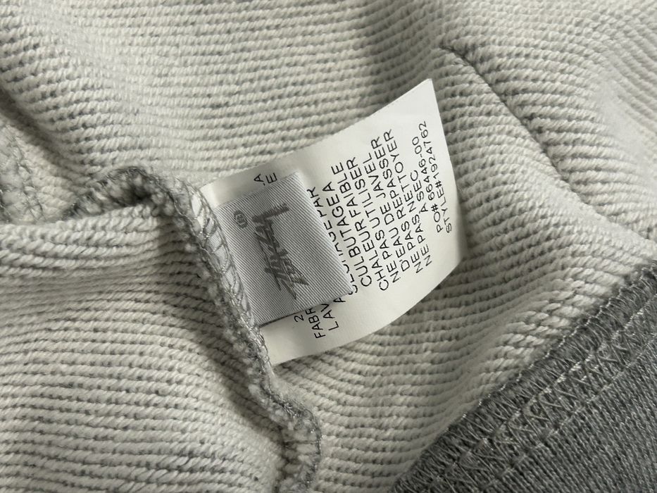 Stussy сив суичър с цип