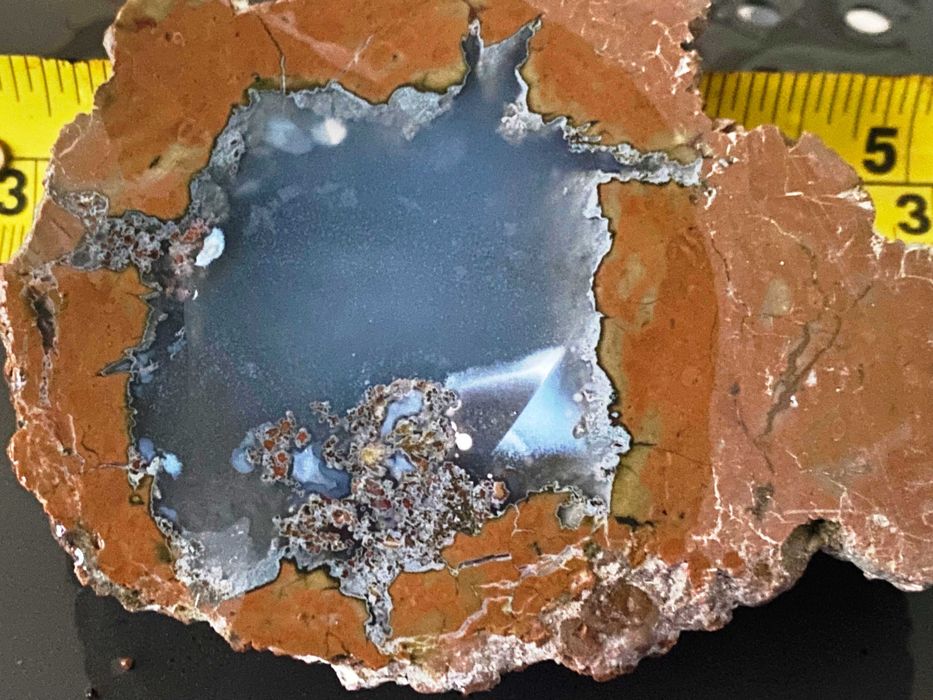Agate Thunderegg 2 piese Oregon Sua, incluziuni complexe