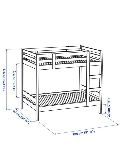 Pat suprapus IKEA copii