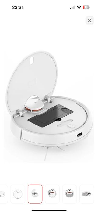 робот пылесос xiaomi mi vacuum s10 белый