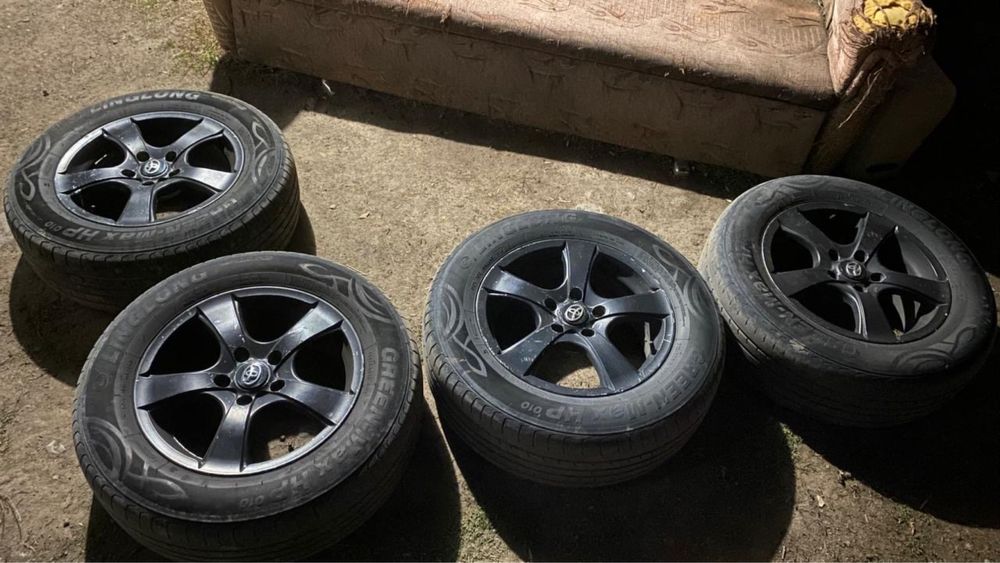 дискі + летние шины комплект жақсы жағдайда