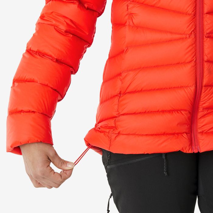 Geacă din puf Trekking Mt500 -10°c Roșu - produs resigilat Decathlon